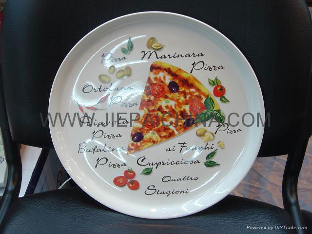 porcelain pizza plate,stoneware pizza plate,dinner plate,fish plate