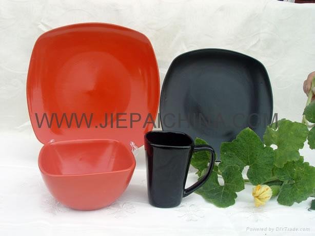ceramic color-glazes dinner sets, bowl,cup and saucer 5