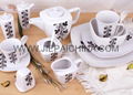 Porcelain square dinner sets 3