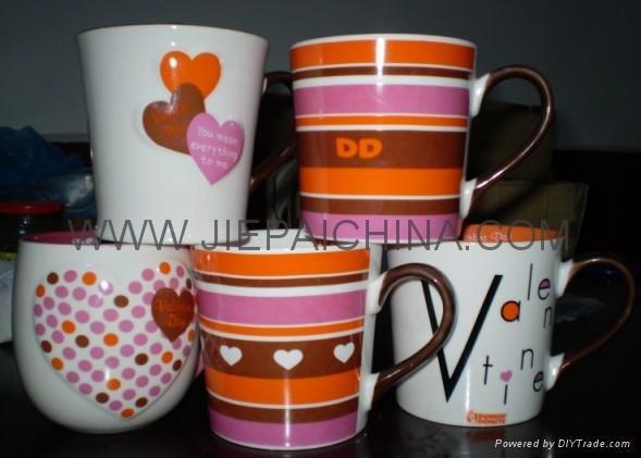 new bone china mug,coffee cup,taza de porcelana,plato de cerámica 4