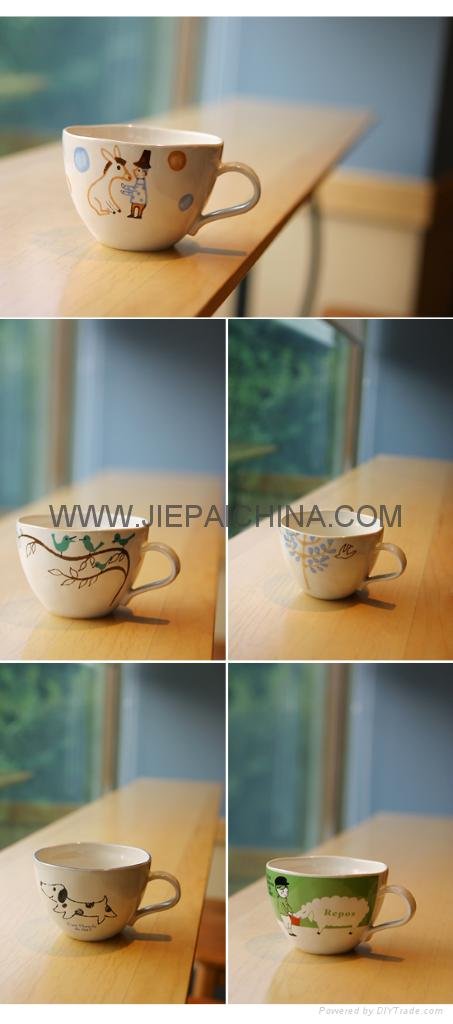 new bone china mug,coffee cup,taza de porcelana,plato de cerámica 5