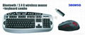 Bluetooth Mouse with Keyboard 