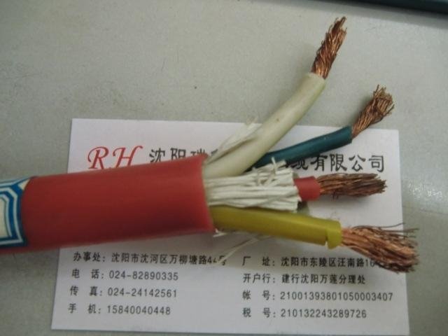 High temperature silicone rubber cable