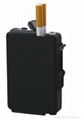 Automatic cigarette case with lighter 