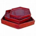 Hexagonal Tray Set