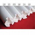 Quartz ceramic hollow roller