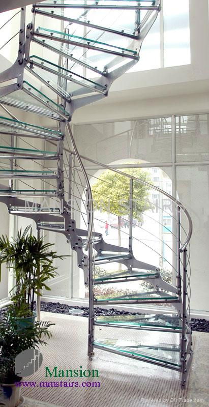 Steel Glass Staircase 2