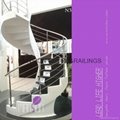 Mansion Mild Steel Curved Staircase Type