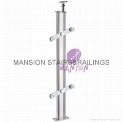 Modern Stair Stainless Steel Balusters For Glass