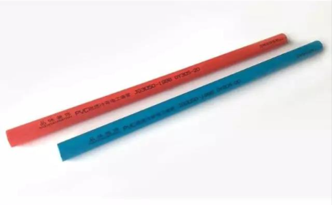 塑料定製加工PVC紅藍穿線管印字定製---優之佳美塑膠有限公司