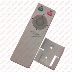 audio media tv remote control 7 keys rubber botton with holder LPI-R07B