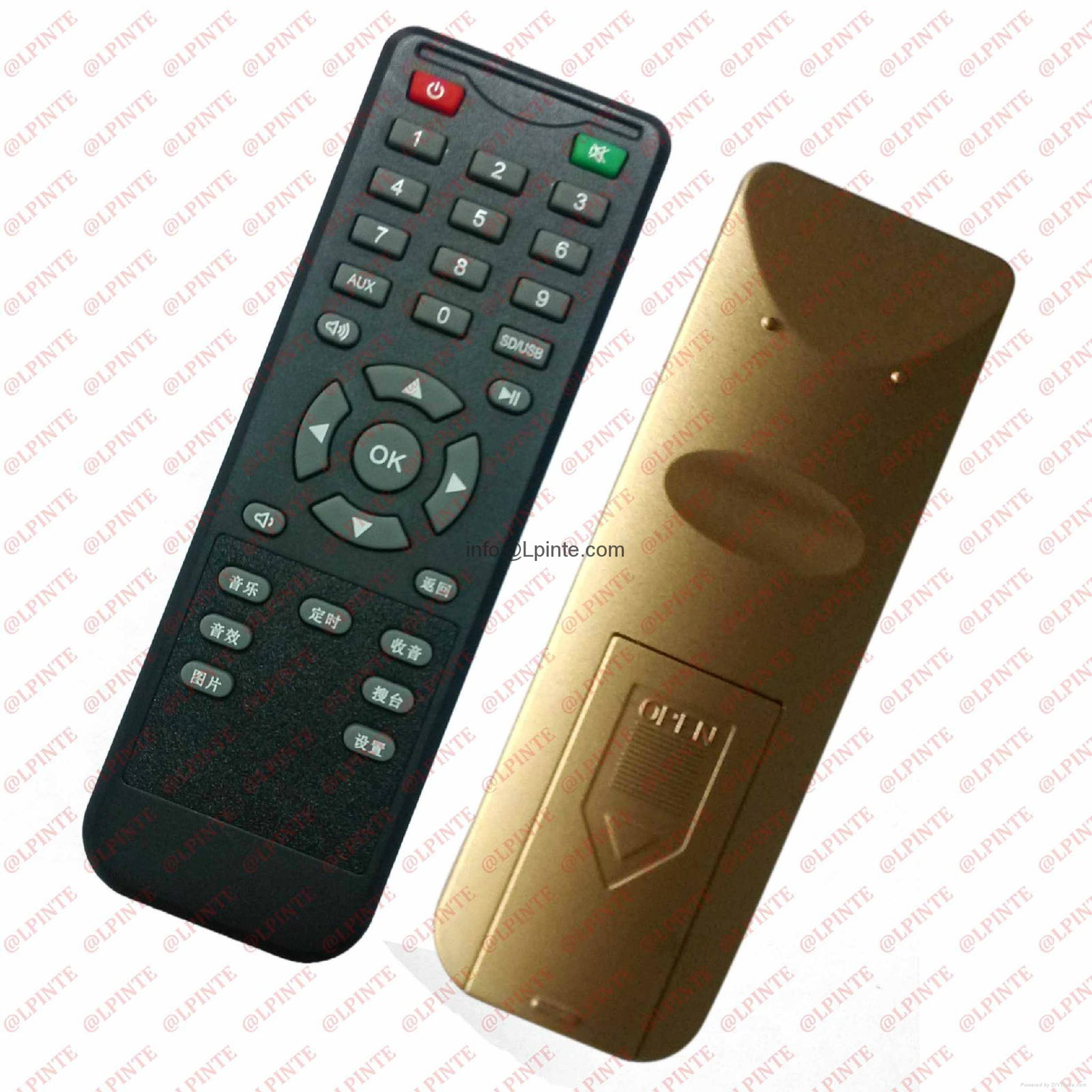 38 keys remote control LPI-R38 audio speaker remote control