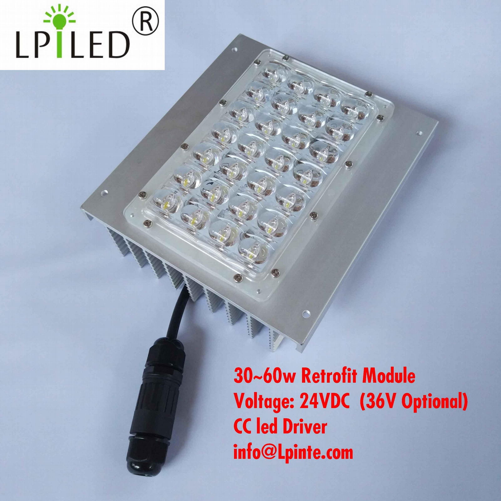 led module kit retrofit streetlight 60w 3