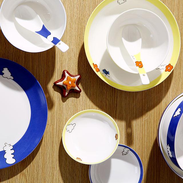 hotel plate porcelain plate bone china tableware (China Manufacturer