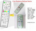 waterproof mirror tv remote control for