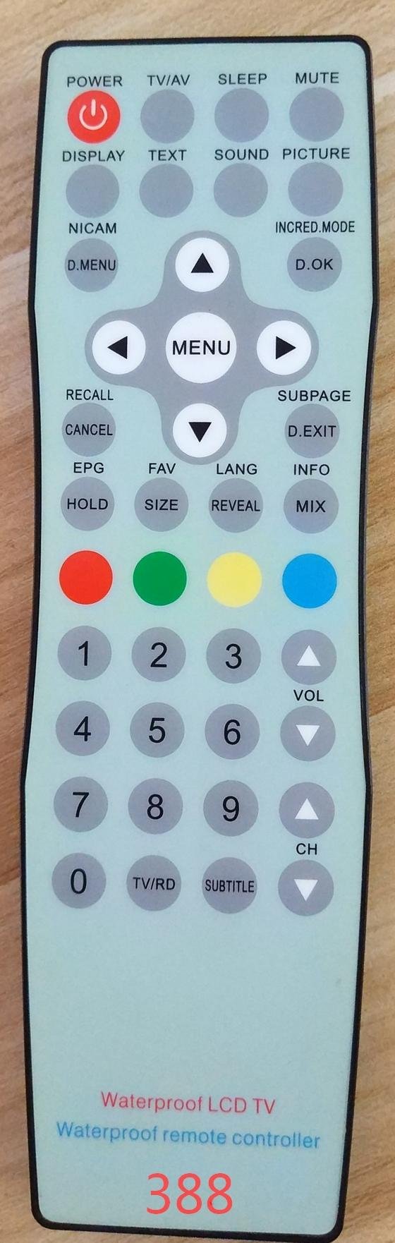 IP67 remote control
