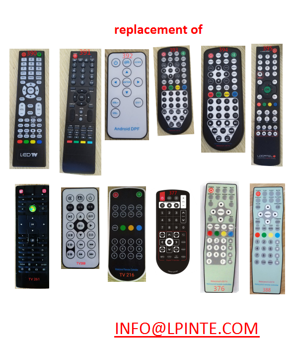 waterproof mirror tv remote control for hotel and resort universal and learning 7