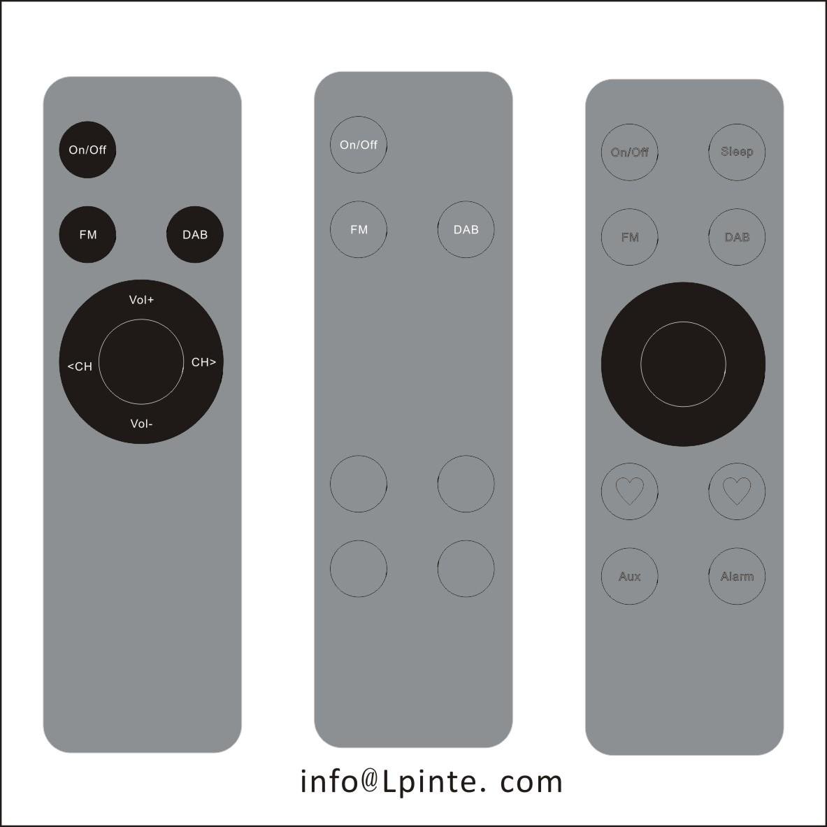 tv remote controller metal remote control A13 aluminum remote control meta 5