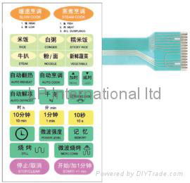 overlay mylar label panel charger label 5