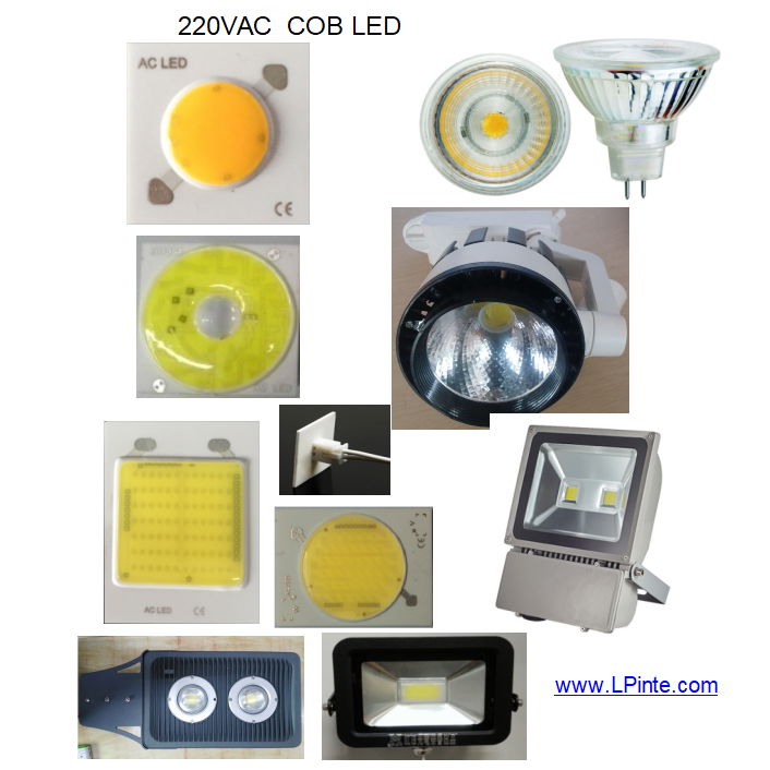 AC LED 220V LED AC COB LED  50w 30w 60w 2