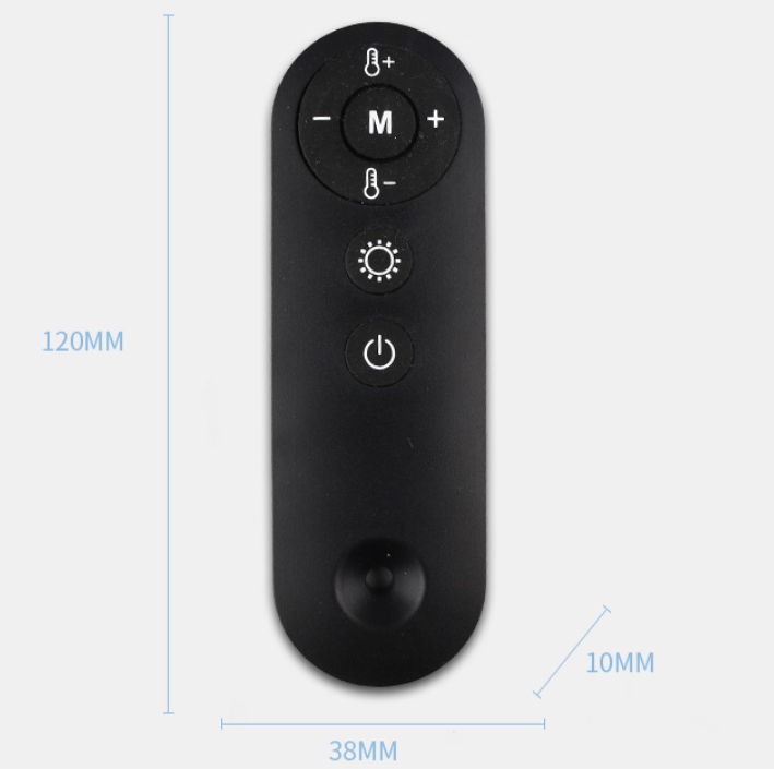 fan remote control with hole