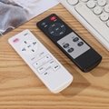 audio media tv remote control 7 keys rubber botton with holder LPI-R07B