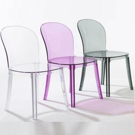 Magis Vanity Chair Clear Plastic Dining Chair Furniture 2