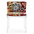 Kartell Mademoiselle Chair Home Clear Plastic Dining Chair 3