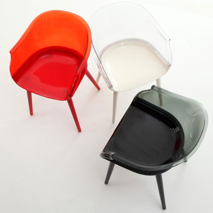 clear plastic Cyborg chair club furniture 3