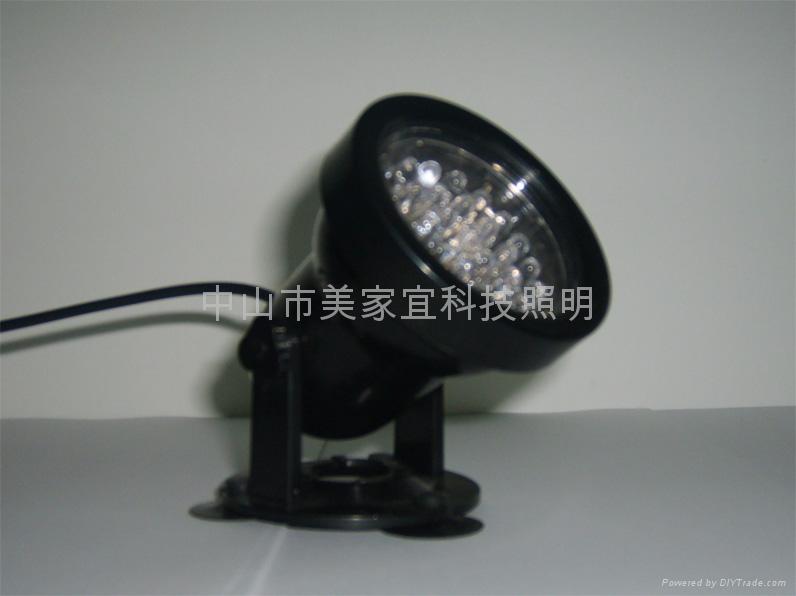 塑料外殼水底燈，水族燈，水下燈，水池燈，草坪燈，潛水燈 2