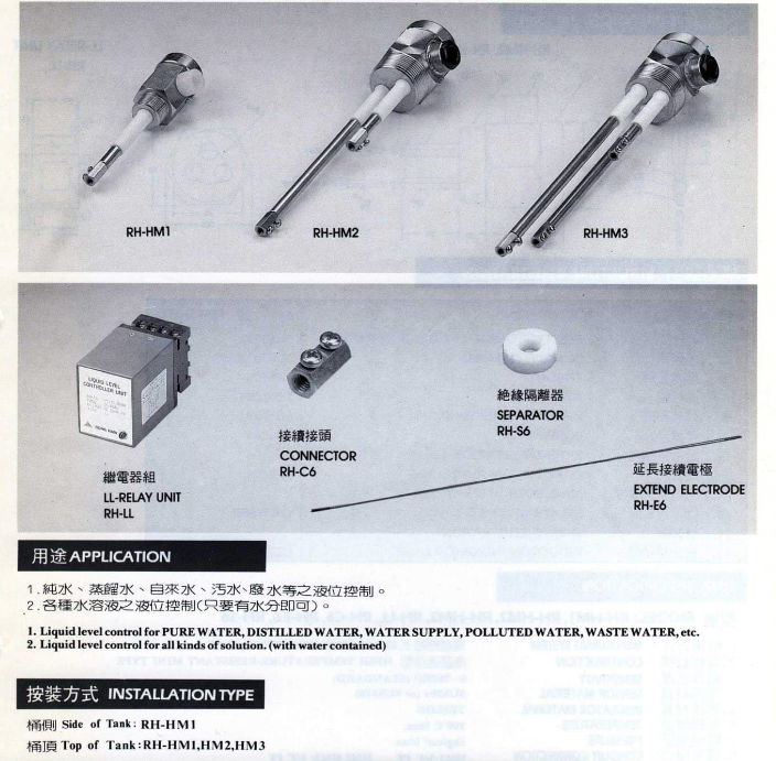 RONG-HAW RH-HM2-316 RONG-HAW   RH-UF-80PF-100  RH-UF-80PF-250L RH-LL RH-UL