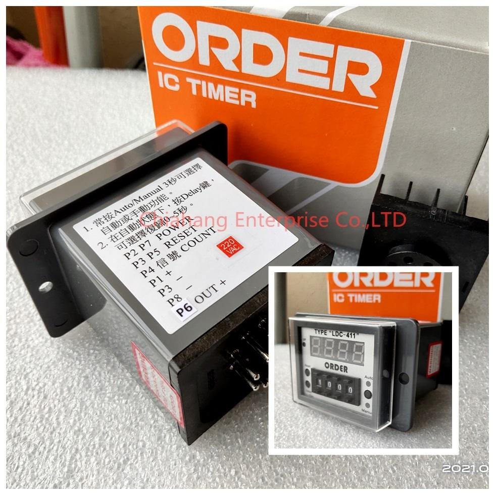 台湾 ORDER TYPE"LDC-411" 指拨式计数器 食品机 面包机 包馅机 3