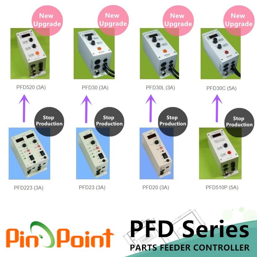 PIN POINT PARTS FEEDER CONTROLLER  PFD-20 PFD-23 PFD-223 PFD-510P PFD-500 PINPOINT PFD-30L PFD-30 PFD-30PL PFD-30P PFD-30C PFD-30H PFD-30U PFD-30E PFD-303 PFD-303P PINPOINT PFD-30T PFD-520P PFD-510 PFD-520