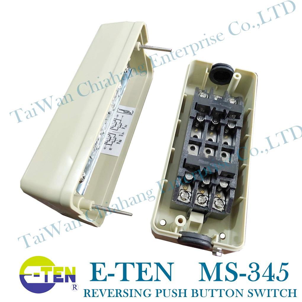 臺灣 正反轉押扣開關  亦電 SWITCH E-TEN MS-345 MS-346 MP-315 MP-330