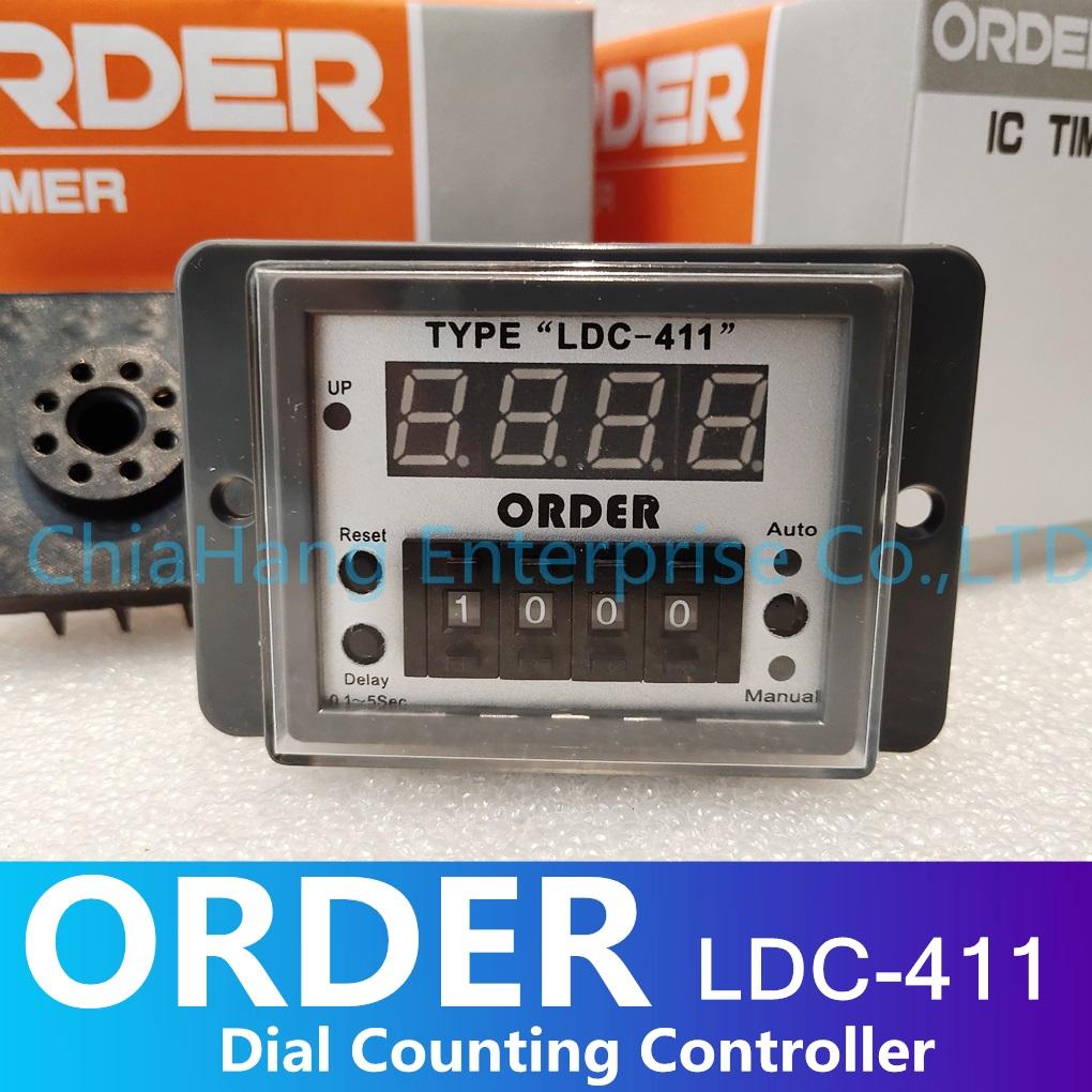 ORDER TYPE LDC-411 digital TIMER digital counter LDC-411-48 LDC-411-2 LDC-411-3 LDC-411-48 LTT LDC-511-4