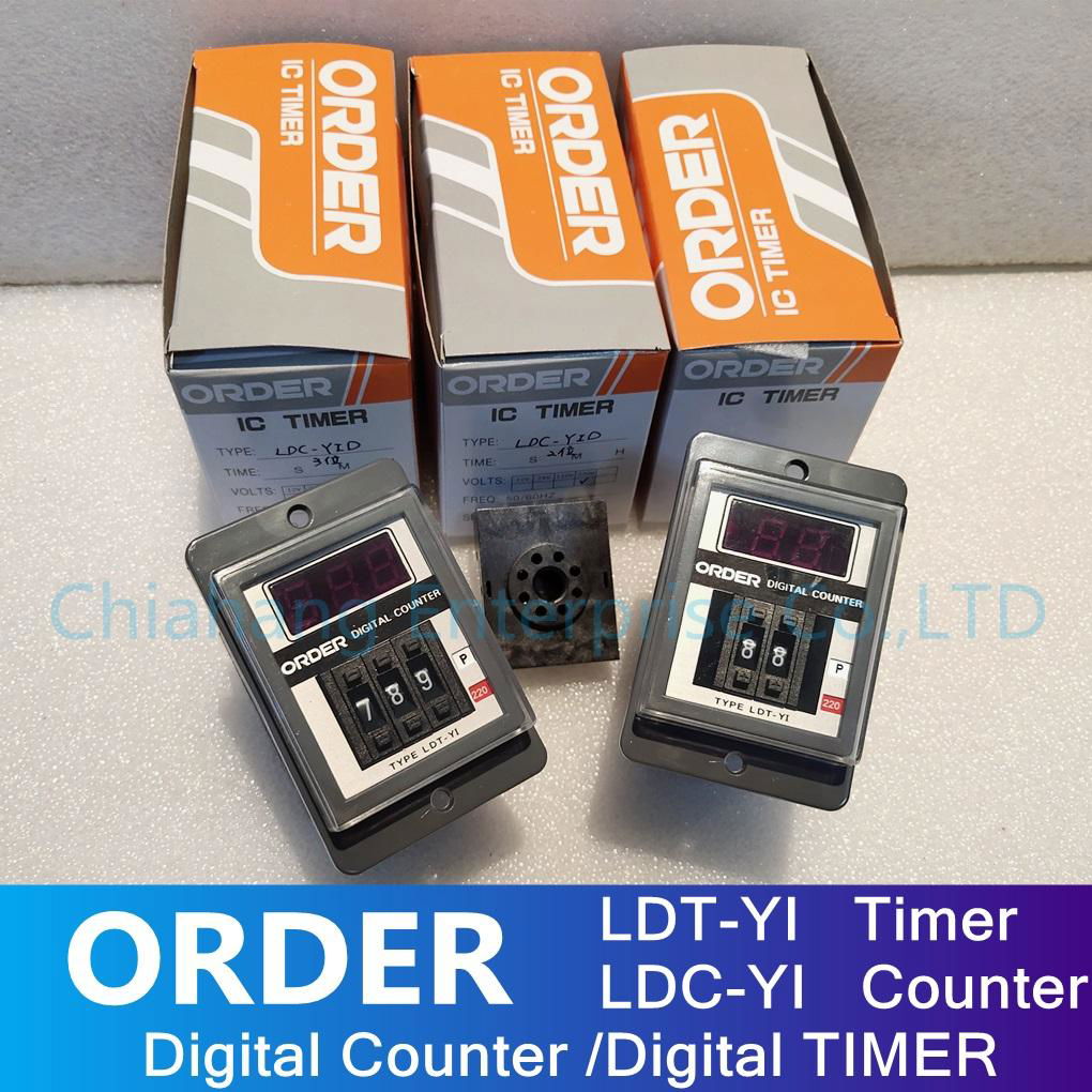 TAIWAN ORDER  LDC-YI   Counter LDT-YI   TIMER 5