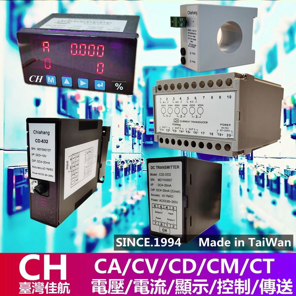 CHIAHANG CMA CMV Ammeter Voltmeter power meter DC meter AC meter AC converter DC converter AC&M DMA DMV MMA MMV AECL