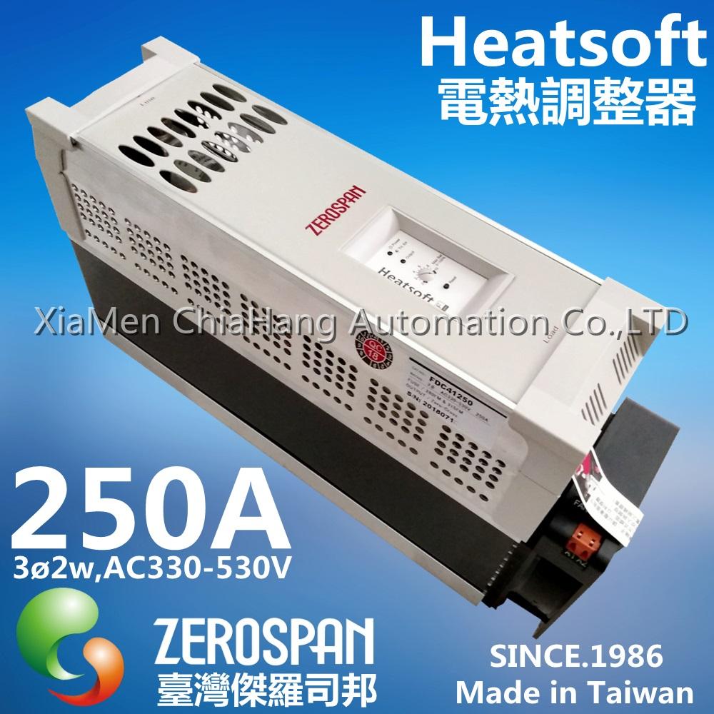 TAIWAN ZEROSPAN Heatsoft FD41250 SCR  POWER REGULATOR 3