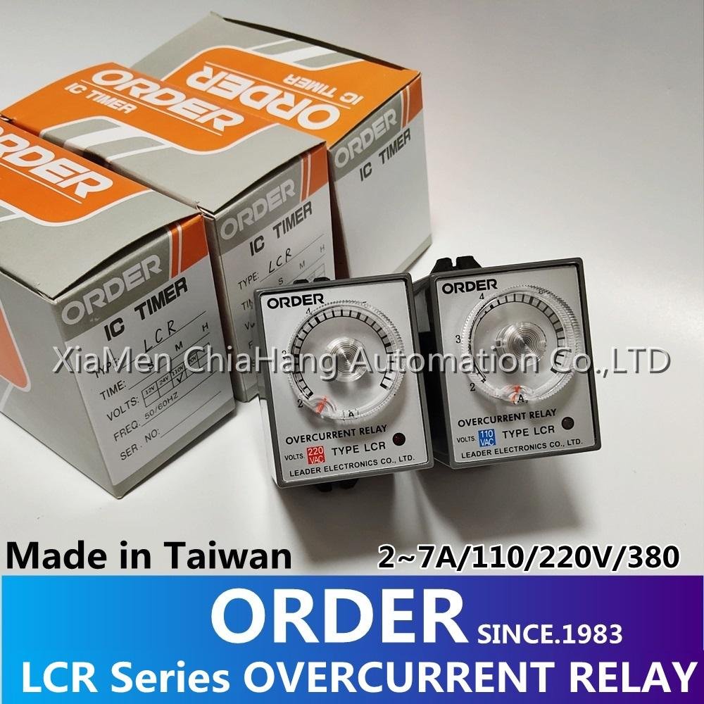 TAIWAN ORDER TYPE LCR OVERCURRENT RELAY LEADER ELECTRONICS CO.,LTD