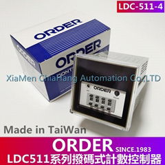 台湾 ORDER  LDC-511-4 计数器 Counter LDC-511-2 LDT-511计时器  TIMER