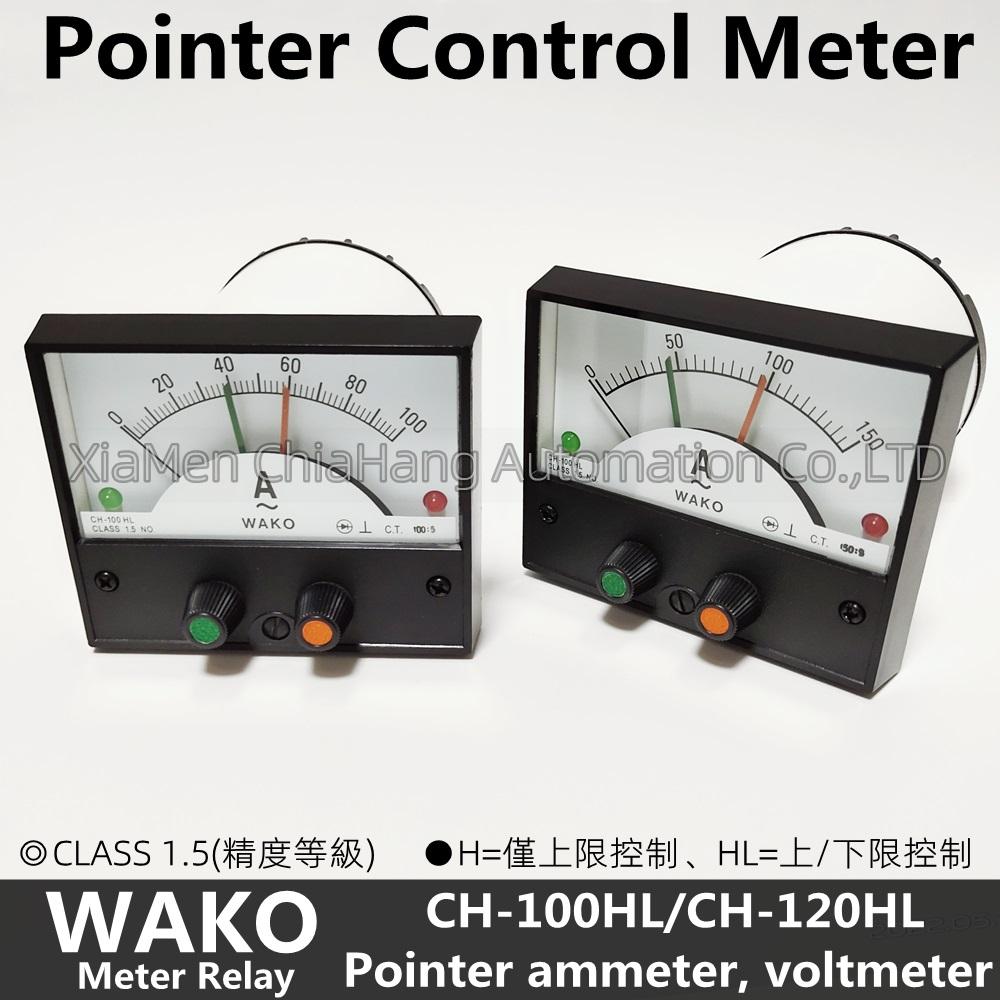 WAKO METER REALY CH-120HL CH-100HL CH-120H CH-100H CH-120HL Pointer Ammeter pointer type current control meter NRC-100HL NRC-120HL NRC-100H RNC-120H TSURUGA