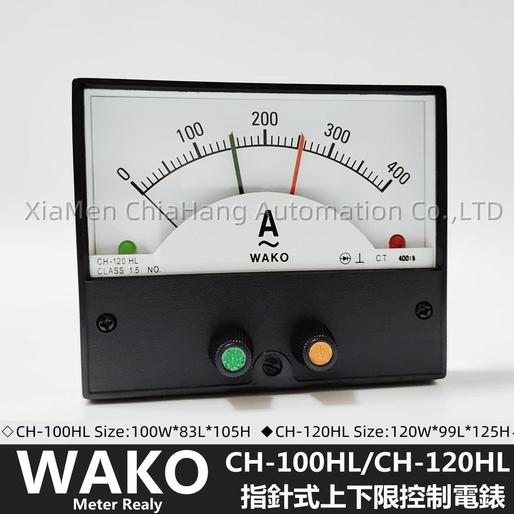 WAKO METER REALYS CH-120HL  CH-100HL CH-120H CH-100H  CH-120HL Pointer Ammeter pointer type current control meter NRC-100HL NRC-120HL NRC-100H RNC-120H TSURUGA SF-120HL
