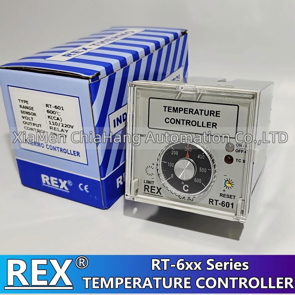 臺灣 REX 溫控表，溫度控制器 RT-501、RT-505、RT-535、RT-555、TR-607、RT-608  4