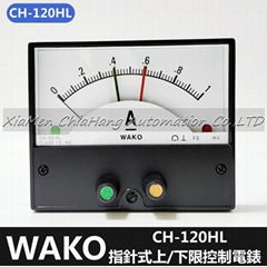   WAKO CH-120HL CH-100HL指针式电流控制表   直流/交流限流控制表  