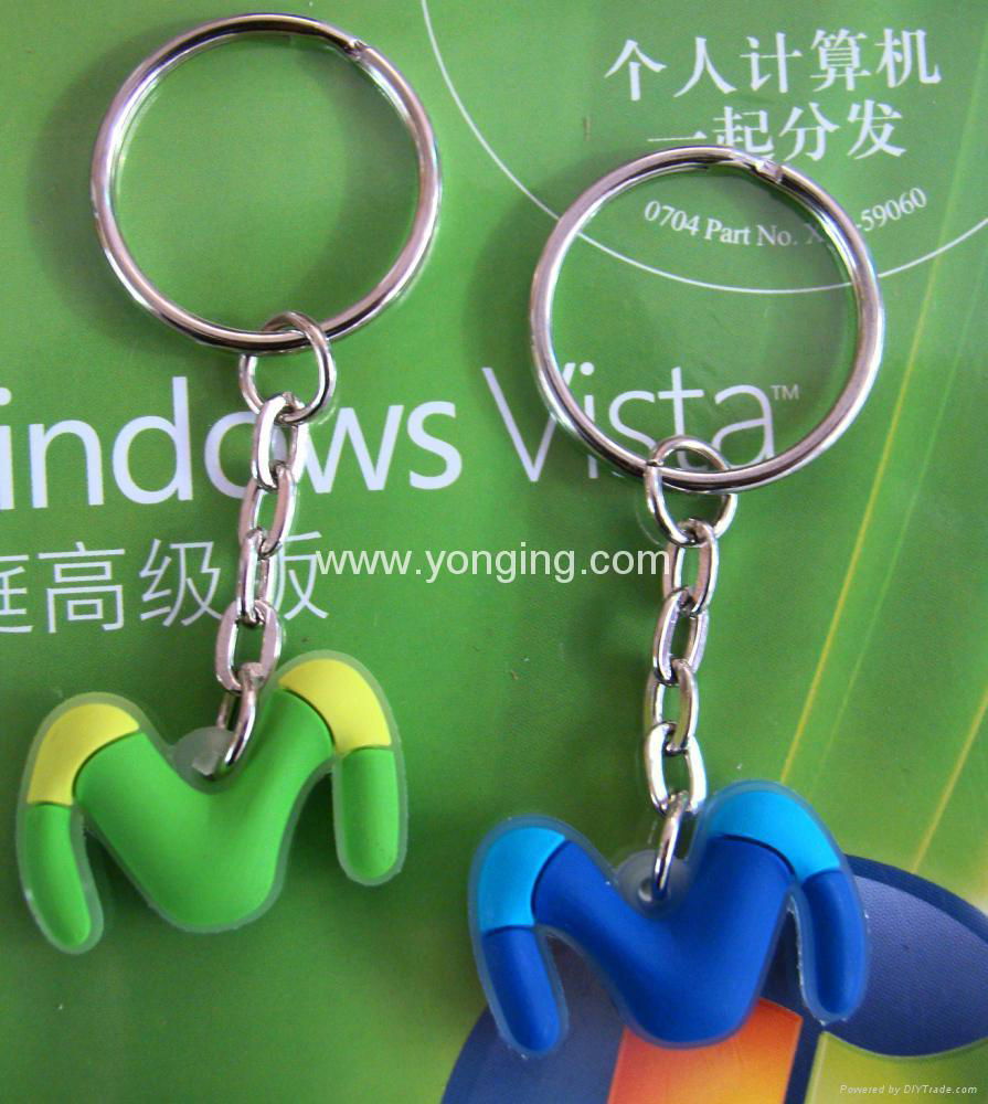 silicone keychain,rubber keychain