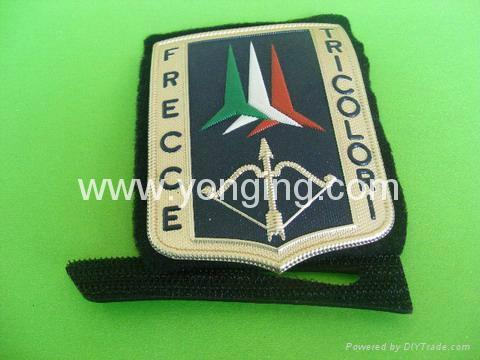 Rubber Logo with velcro backing