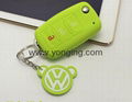 Silicone car key cover for any kinds keychain