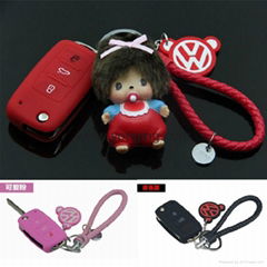 Cute Style Cartoon Car Keychain