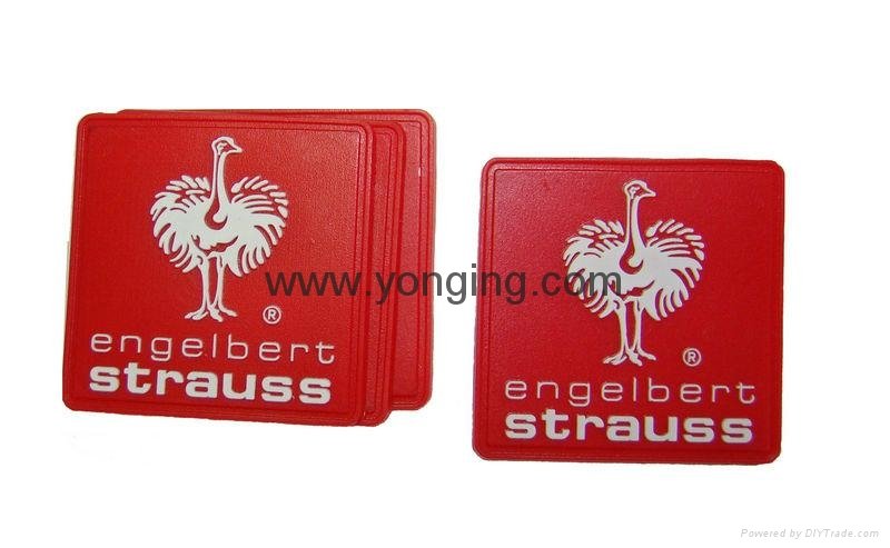 Sport Red Rubber Lable