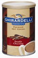 Ghirardelli优质双重巧克力热的可可粉